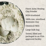 Bentonite Clay, Food Grade, Organic / Non-Irradiated, 3 lbs