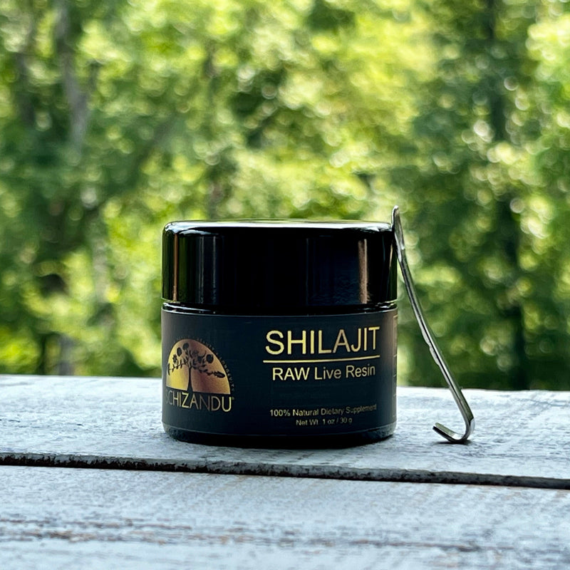 Pure raw live Shilajit resin, rich in fulvic acid and 84+ minerals, sourced naturally for optimal health benefits.