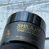 Pure raw live Shilajit resin, rich in fulvic acid and 84+ minerals, supporting energy, detox, and vitality.